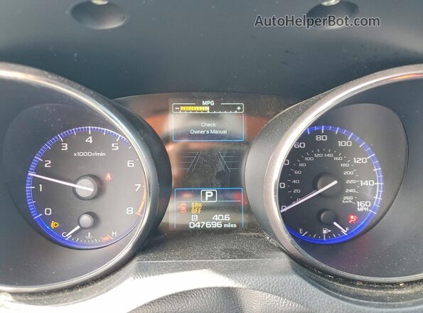 4S4BSETC7K3320869 2019 SUBARU OUTBACK Коричневый Вид щитка приборов