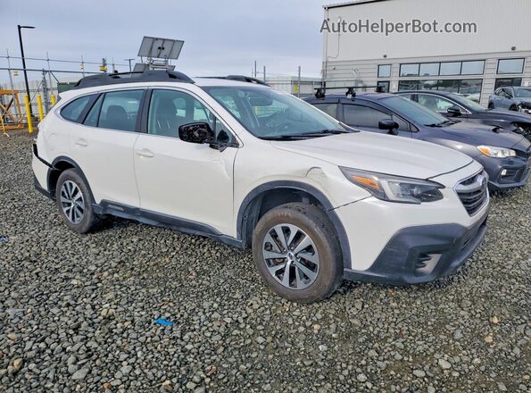 4S4BTAAC1M3119402 2021 SUBARU OUTBACK Белый Передняя правая четверть
