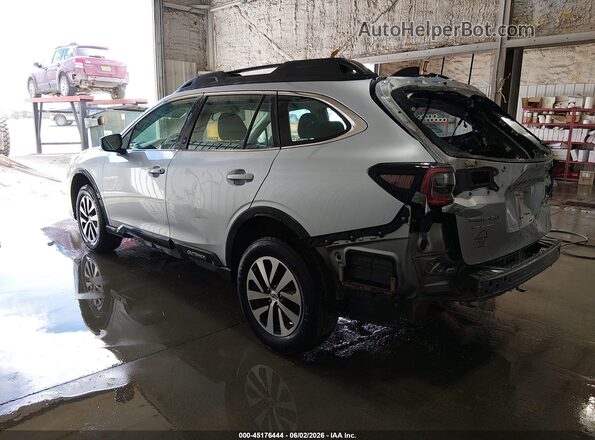 4S4BTAAC3L3210640 2020 SUBARU OUTBACK Silver Rear left