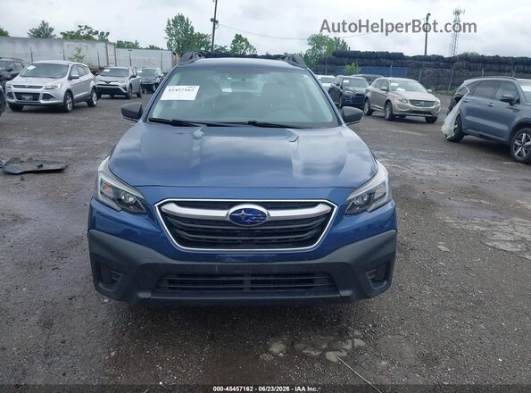 4S4BTAAC3M3179696 2021 SUBARU OUTBACK Синий Вид задней части салона
