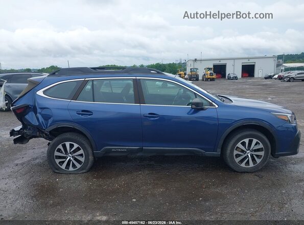 4S4BTAAC3M3179696 2021 SUBARU OUTBACK Синий Панорамный вид салона 360°