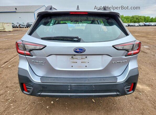 4S4BTAAC4N3228194 2022 SUBARU OUTBACK Silver Rear view