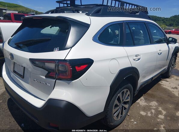 4S4BTAAC4R3183442 2024 SUBARU OUTBACK White Trasero derecho