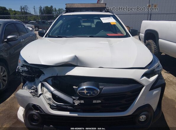 4S4BTAAC4R3183442 2024 SUBARU OUTBACK White Vista del cuadro de instrumentos