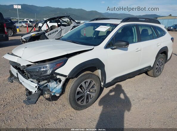 4S4BTAAC4S3216574 2025 SUBARU OUTBACK Белый Передняя левая четверть