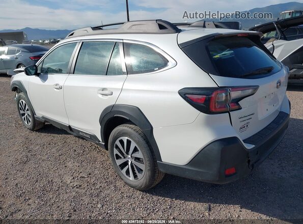 4S4BTAAC4S3216574 2025 SUBARU OUTBACK Белый Задняя левая четверть