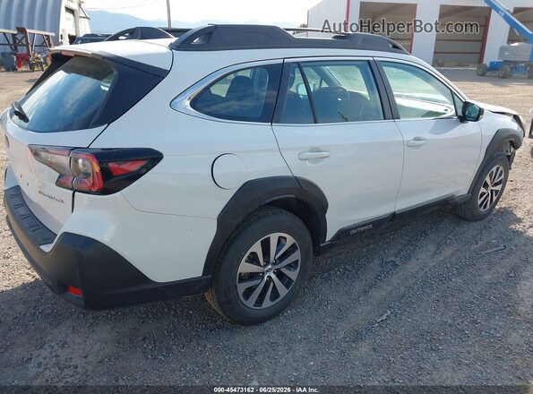 4S4BTAAC4S3216574 2025 SUBARU OUTBACK Белый Задняя правая четверть