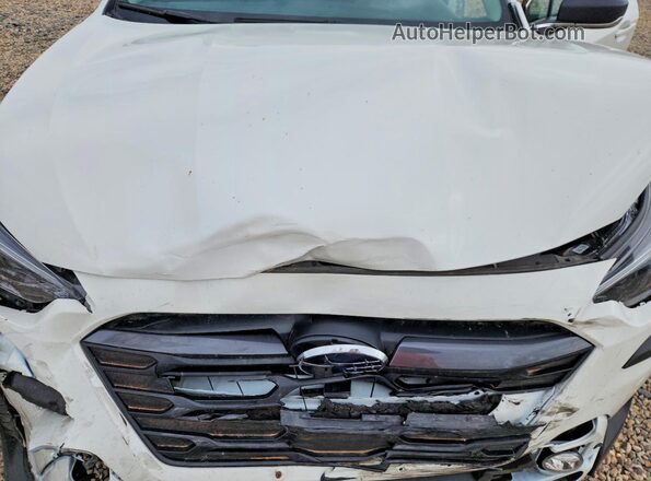 4S4BTAAC4S3272515 2025 SUBARU OUTBACK White Vista del compartimento del motor