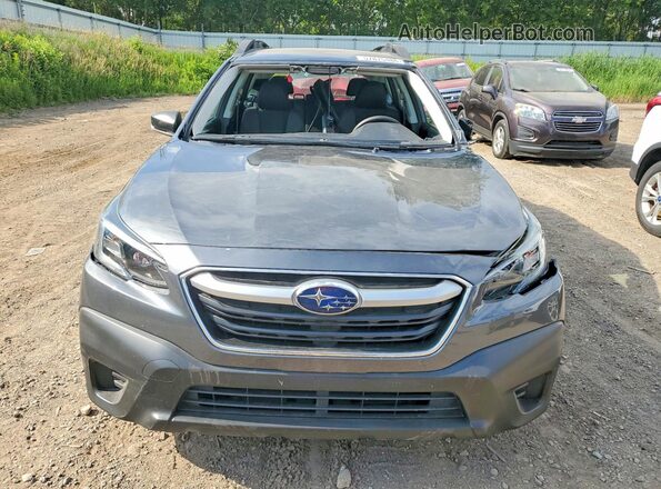 4S4BTAAC6L3242708 2020 SUBARU OUTBACK Gray Դիմացի տեսք