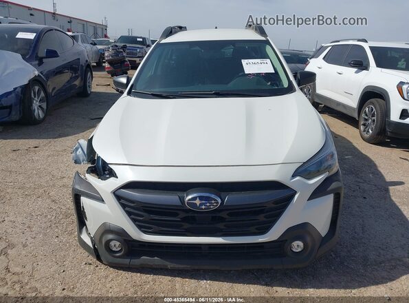 4S4BTAAC9S3297782 2025 SUBARU OUTBACK Белый Вид задней части салона