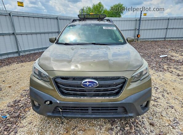 4S4BTACC0L3118253 2020 SUBARU OUTBACK Green Вид спереду