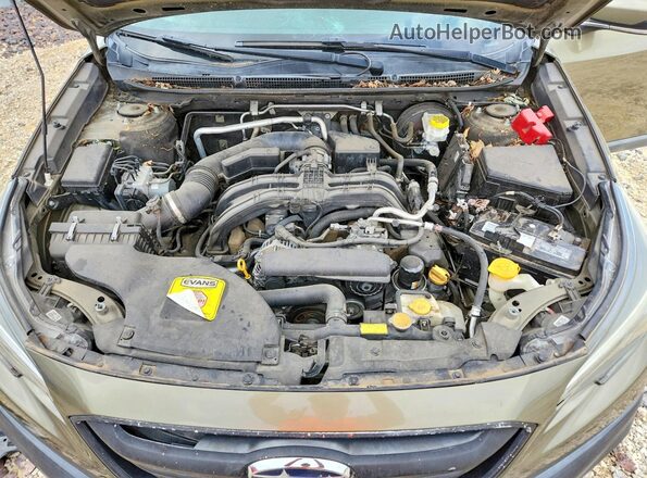 4S4BTACC0L3118253 2020 SUBARU OUTBACK Green Вид підкапотного простору