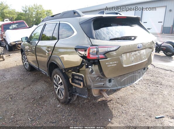 4S4BTACC1S3121077 2025 SUBARU OUTBACK Зеленый Задняя левая четверть