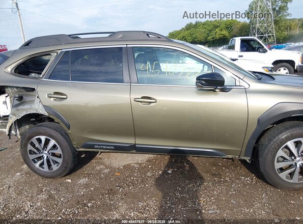 4S4BTACC1S3121077 2025 SUBARU OUTBACK Зеленый Панорамный вид салона 360°