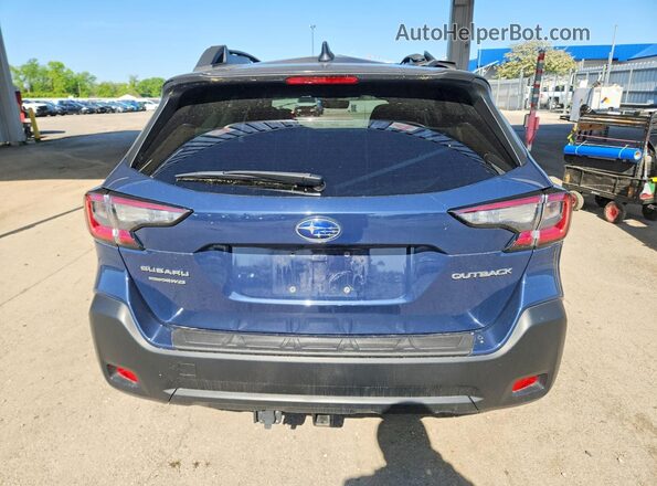 4S4BTACC2R3265506 2024 SUBARU OUTBACK Blue Հետևի տեսք