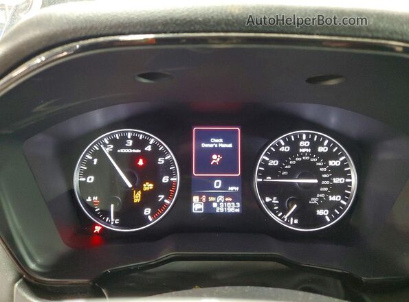 4S4BTACC3S3193186 2025 SUBARU OUTBACK Black Вид щитка приладів