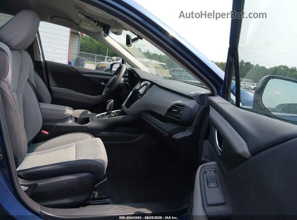 4S4BTACC4L3131362 2020 SUBARU OUTBACK Blue Widok wnętrza z przodu