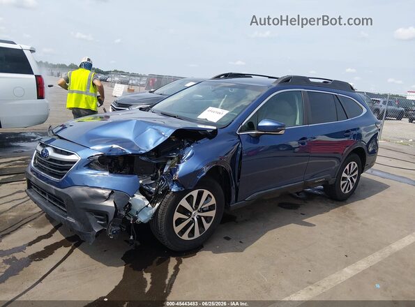 4S4BTACC4L3131362 2020 SUBARU OUTBACK Blue Przód lewy