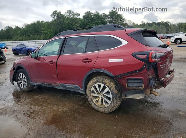 4S4BTACC4L3157248 2020 SUBARU OUTBACK Maroon Задня ліва чверть