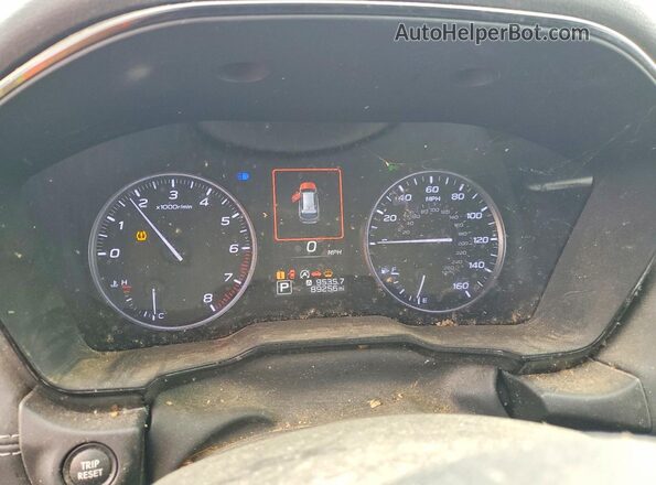 4S4BTACC4L3157248 2020 SUBARU OUTBACK Maroon Вид щитка приладів