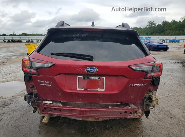 4S4BTACC4L3157248 2020 SUBARU OUTBACK Maroon Вид ззаду