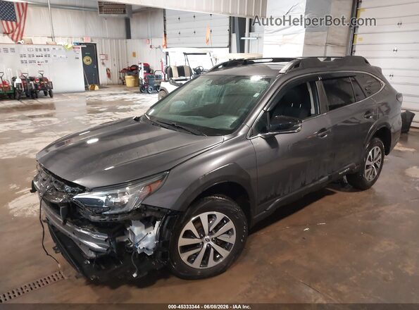 4S4BTACC4R3294778 2024 SUBARU OUTBACK Gray წინა მარცხენა ხედი სამი მეოთხედიდან