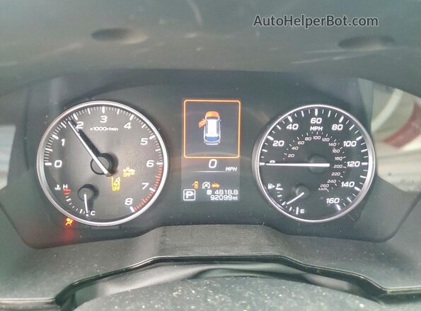 4S4BTACC5L3251204 2020 SUBARU OUTBACK Charcoal Вид щитка приладів