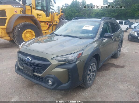 4S4BTACC5R3117155 2024 SUBARU OUTBACK Green Przód lewy