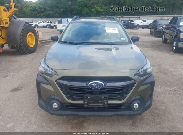 4S4BTACC5R3117155 2024 SUBARU OUTBACK Green Widok zestawu wskaźników
