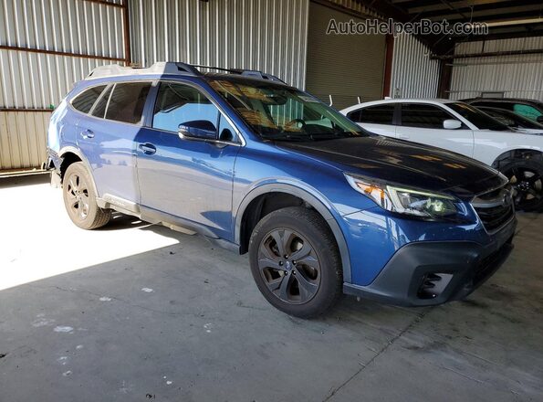4S4BTACC7L3192284 2020 SUBARU OUTBACK Blue 