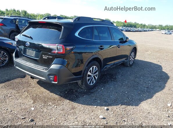 4S4BTACC7L3200027 2020 SUBARU OUTBACK Черный Задняя правая четверть