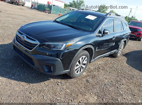 4S4BTACC7L3200027 2020 SUBARU OUTBACK Черный Передняя левая четверть