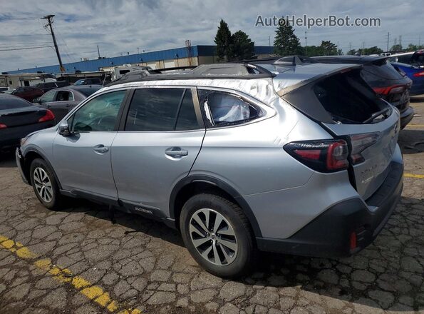 4S4BTACC7L3216471 2020 SUBARU OUTBACK Silver Задня ліва чверть