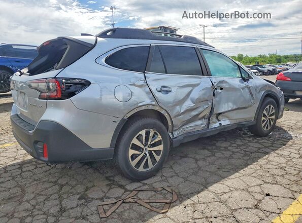 4S4BTACC7L3216471 2020 SUBARU OUTBACK Silver Задня права чверть