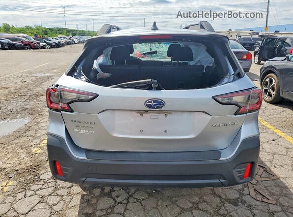 4S4BTACC7L3216471 2020 SUBARU OUTBACK Silver Вид ззаду