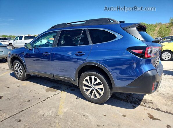 4S4BTACC7L3242908 2020 SUBARU OUTBACK Blue Rear left