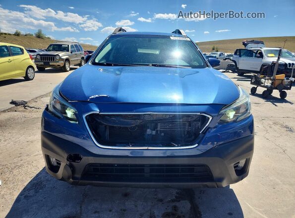 4S4BTACC7L3242908 2020 SUBARU OUTBACK Blue Front view