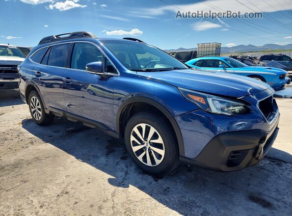 4S4BTACC7L3242908 2020 SUBARU OUTBACK Blue Front right