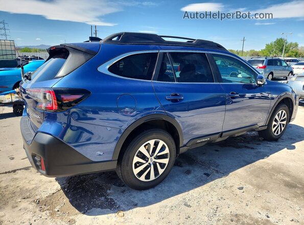 4S4BTACC7L3242908 2020 SUBARU OUTBACK Blue Rear right