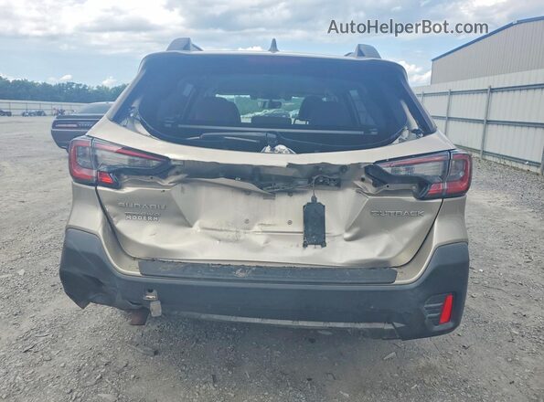 4S4BTACC8L3200778 2020 SUBARU OUTBACK Бежевый Вид сзади