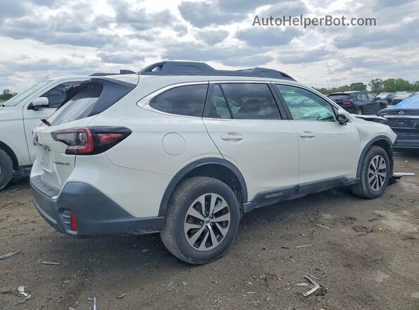 4S4BTACC8L3211215 2020 SUBARU OUTBACK White Trasero derecho