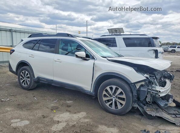 4S4BTACC8L3211215 2020 SUBARU OUTBACK White Delantero derecho