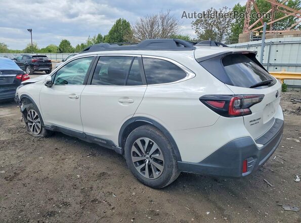 4S4BTACC8L3211215 2020 SUBARU OUTBACK White Trasero izquierdo
