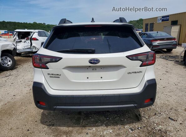 4S4BTACC8R3209294 2024 SUBARU OUTBACK White Вид ззаду