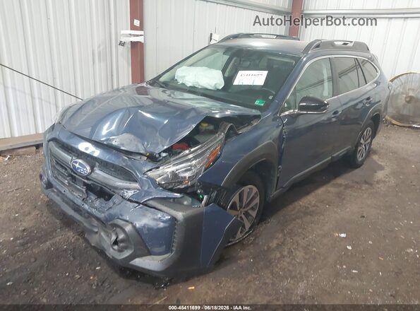 4S4BTACC8S3265581 2025 SUBARU OUTBACK Синий Передняя левая четверть
