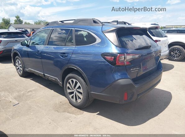 4S4BTACC9L3107428 2020 SUBARU OUTBACK Blue Задня ліва чверть