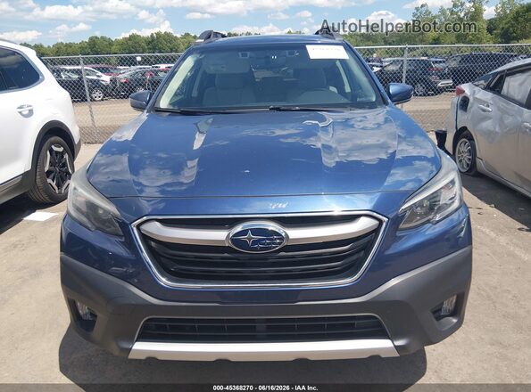 4S4BTACC9L3107428 2020 SUBARU OUTBACK Blue Вид щитка приладів