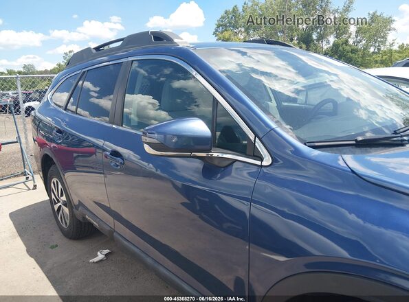 4S4BTACC9L3107428 2020 SUBARU OUTBACK Blue Вид задньої частини салону