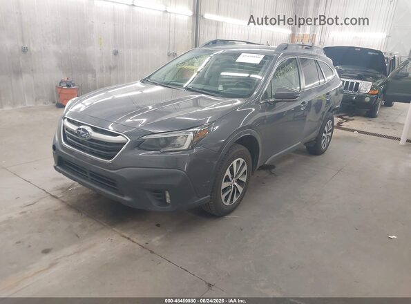 4S4BTACC9L3148643 2020 SUBARU OUTBACK Gray წინა მარცხენა ხედი სამი მეოთხედიდან