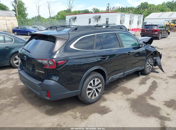 4S4BTACC9M3192238 2021 SUBARU OUTBACK Black Հետևի աջ